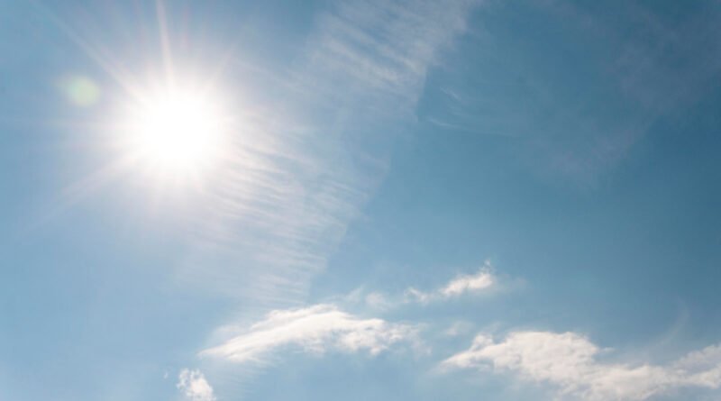 34°C no fim de semana